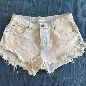 One Teaspoon Light Blue Denim Shorts Size 30